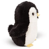 18" Oh So Soft Penguin - Side view of Black and white plush penguin with yellow nose image number 6