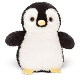 18" Oh So Soft Penguin - Front view of Black and white plush penguin with yellow nose image number 0