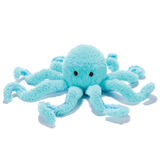 18" Oh So Soft Octopus - Front view of seated turquoise blue octopus  image number 0