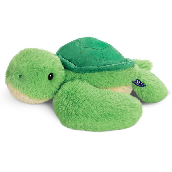 18" Oh So Soft Turtle- Side view of green and yellow turtle image number 0